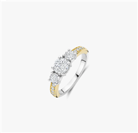 Ring Ti Sento Milano Woman in Silver Cubic Zirconia 12044ZY/54